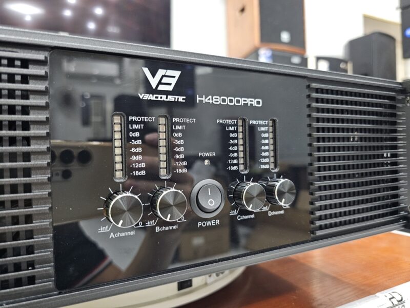 ĐẨY CÔNG SUẤT V3 ACOUSTIC H48000PRO CHÍNH HÃNG V3 ACOUSTIC