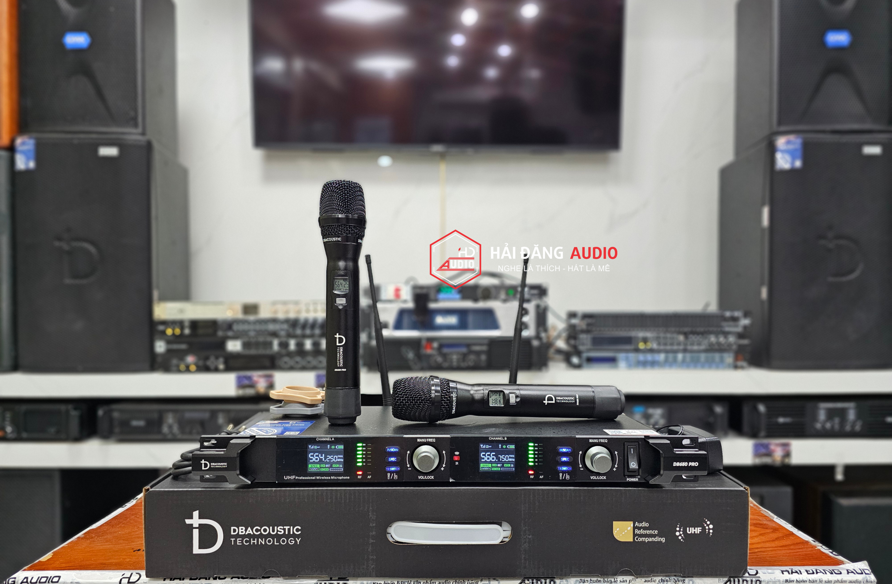 MICRO KHÔNG DÂY DB ACOUSTIC DB650 PRO V2 MICRO KHÔNG DÂY DB ACOUSTIC DB650 PRO V2